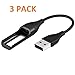 Cabelinks Fitbit Flex USB Charging Cable, (Pack of 3)
