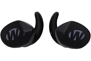 WALKER'S Silencer 2.0 Rechargeable Wireless Electronic Sound Suppression Hearing Enhancement & Protection Earbuds for Shooting & Hunting, Includes USB Charging Dock