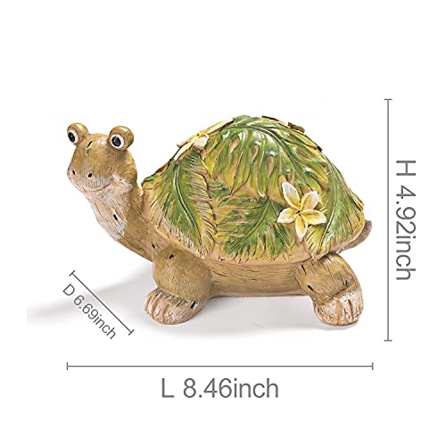 Sparkle Race Turtle Statue Garden Statue Tortoise Figurine Animal