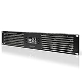 AC Infinity CLOUDPLATE T7, Rack Mount Fan Panel 2U, Exhaust Airflow, for cooling AV, Home Theater, Network 19" Racks
