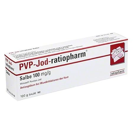 PVP-Jod Ratiopharm Salbe, 100 g