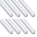 (Pack of 8) Kihung 2FT LED Shop Light, 10W 1100LM 4000K Cool White, Under Cabinet Light and LED Ceiling Light, LED Light Bar for Room, Corded Electric with Built-in ON/Off Switch