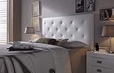 Cabezal tapizado Rombo 150X60 Blanco