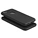 iPhone 7 Case, iPhone 8 Case, Black Durable Shock Absorbing Rubber Cover with Excellent Grip fits 4.7 inch iPhone - Tough & Protective and Light & Slim | totallee The Doberman (Black)