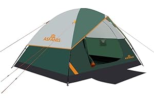 ASFANES 2-12 Person Tents for Camping Waterproof, Backpack Double Layer Tents, Perfect Picnics, Fishing and Backyard Camping