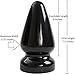 Doc Johnson Titanmen - Ass Servant - Massive Anal Plug - For Experienced Players - Traditional Shape - 3.7 Inch Width - Anal Toy - Black