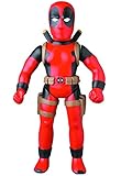 Medicom Marvel Retro Deadpool Sofubi Action Figure (Classic Version), Red