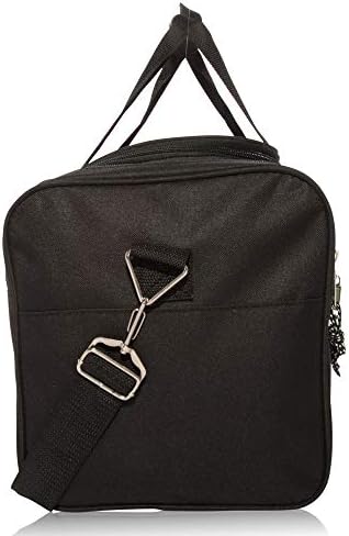 DALIX 21" Blank Sports Duffle Bag Gym Bag Travel Duffel Adjustable Strap in Black 3 DALIX 21" Blank Sports Duffle Bag Gym Bag Travel Duffel Adjustable Strap in Black