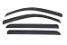 Auto Ventshade 94536 Original Ventvisor Side Window Deflector Dark Smoke, 4-Piece Set for 2014-2018 Silverado & Sierra 1500 Crew Cab | Also fits 2015-2018 Silverado & Sierra 2500HD-3500HD Crew Cab primary