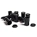 CTKcom 35MM Film Canisters(24 Pack)- Tight Sealing Lids on All Canisters for Travel or Small Storage and Geocaching,24 Pack(Black)