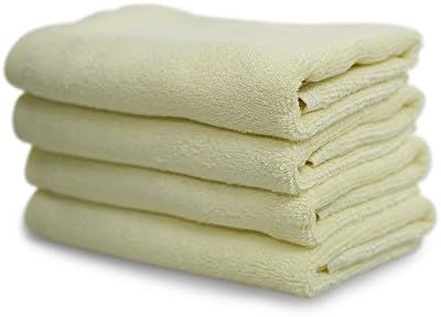 Royal Bamboo 100% Bamboo Fabre Children's Towel - Set of 4 - 1118 Inches Yellow