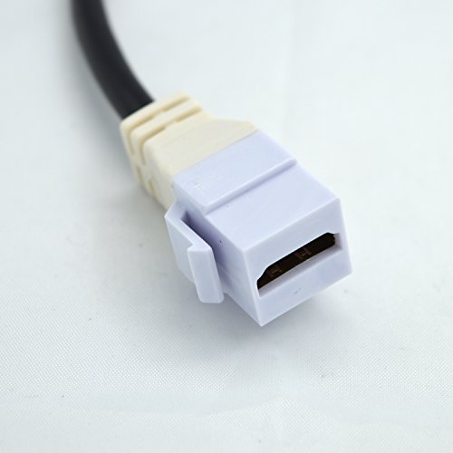 MOTONG HDMI Pigtails Wall Plate Face Cover for Home Theater DVD Cable Satellite TV PS3 HDTV 6 Gold Plated