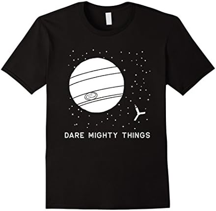 Mens Inspirational Juno Spacecraft Space Exploration T-Shirt XL Black