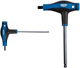 Draper 33873 Expert T Handle Hex Ball End Key Set 8 Keys Soft Grip Blue view 3