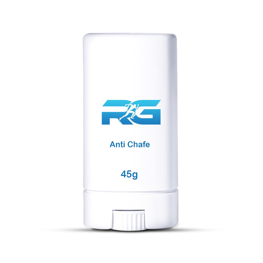 RG Anti Chafe Balm Stick 45g - Ultimate Skin Protection Against Chafing & Blisters | Ideal for Running, Cycling, Hiking | Sweat & Water Resistant | Non-Greasy