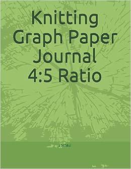 Knitting Graph Paper Journal 4:5 Ratio, by J Schaul Knitting Graph Paper Journal 4:5 Ratio, by J Schaul