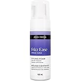 John Frieda Frizz Ease Dream Curls Air Dry Waves Styling Foam for Defined Bouncy Curls | Curl Enhancing Technology | Rosehip