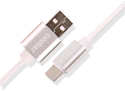 USB Type C Cable (3 FT) by Coobar, USB 3.0 Type C to Type A (USB-C to USB) Cable for Galaxy S8, Google Pixel, Pixel XL, OnePlus 3, HTC 10, Nexus 5X, 6P and LG G5 (Sliver)