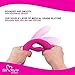 Sixty9 Products Waterproof Rechargeable Heated G-Spot Dildo Dual Vibrator Sex Toy for Adults and Couples, Multi-Speed Massager