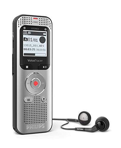 Philips Speech DVT2050 Philips DVT2050 VoiceTracer Audio Recorder Voice Recorder