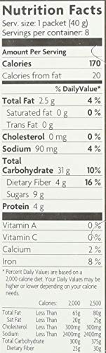 NATURE’S PATH ORGANIC SPICED APPLE + FLAX INSTANT OATMEAL, 11.3 OZ (PACK OF 6), GLUTEN FREE, NON-GMO