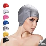 SOUL CAP XL – Extra Large Swimming Cap/Shower Cap | Designed for Long Hair, Dreadlocks, Weaves, Hair Extensions, Braids, Curls & Afros | Women & Men Silicone