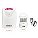 SETmell Wireless Home Security Driveway Alarm and Doorbell, 1 AC Adapter & 1 Long Range Reciever & 1 PIR Motion Sensor Detector Weatherproof Patrol Infrared Alert System Kit