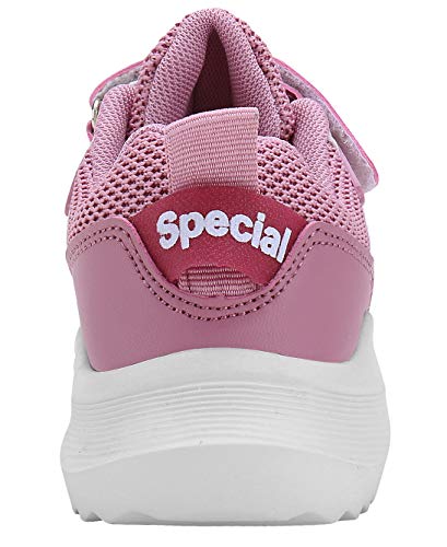 Vivay Kids Girls Sneakers Lightweight Casual Athletic Tennis Walking Shoes for Girls (Little Kid/Big Kid) Pink Size 2 Little Kid