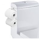 TQVAI Edelstahl Toilettenpapierhalter – Für Den Toilettentank, Beidseitig Montierbar, Chrom-Optik