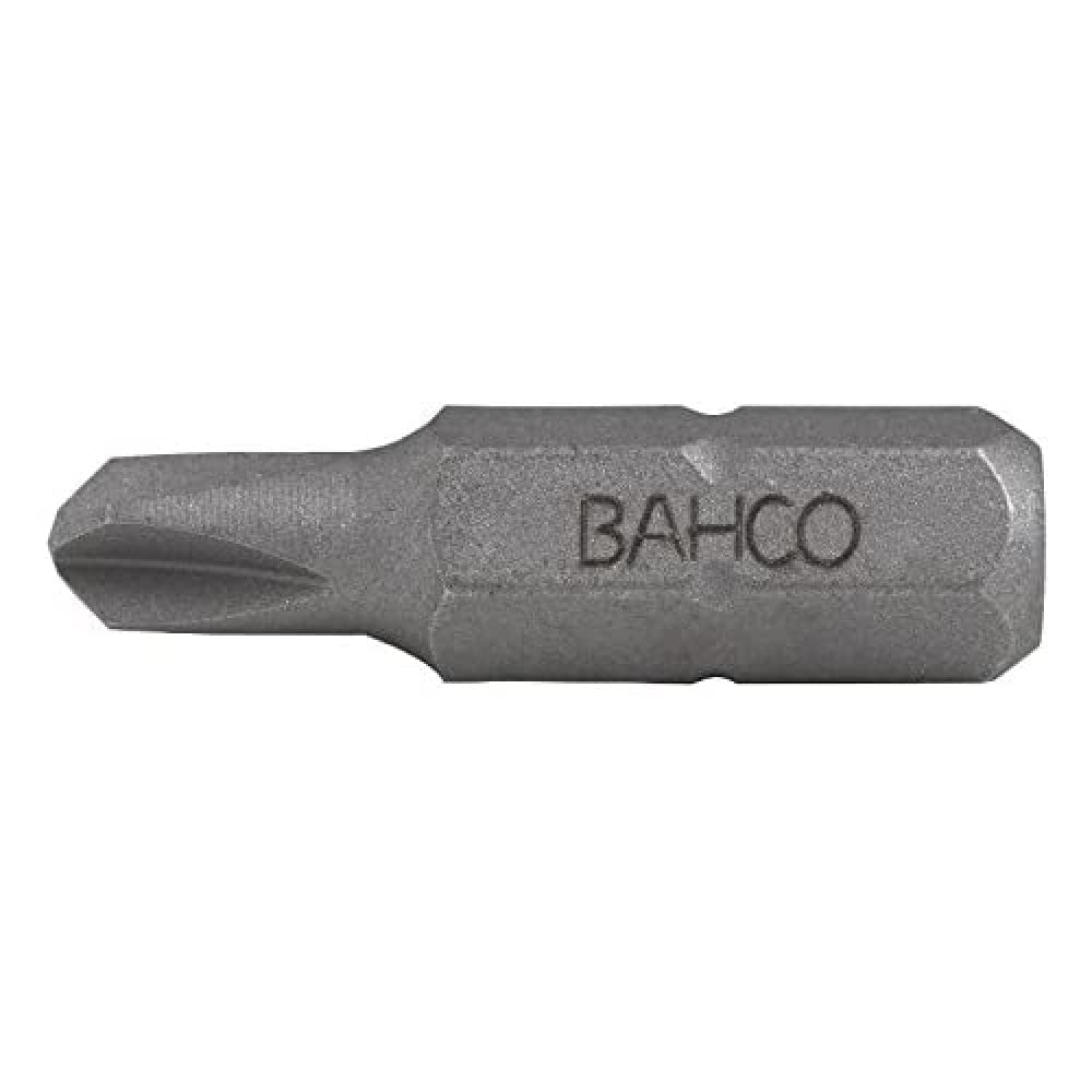 Bahco 59S/TS-1 TS1 Bits for Torq-Set Head Screws, 0 V, Grey, 25 mm, Set of 5 Pieces