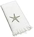 Avanti Linens - Fingertip Towel, Soft & Absorbent Towel (By the Sea Collection, White)