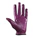 RPG COLORED GOLF GLOVES 100% CABRETTA LEATHER-MENS LH (Sangria, Medium)