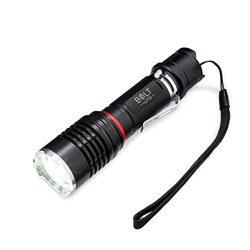 Tactical Flashlight Rechargeable Battery Zoomable Super Bright 1000