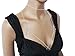 Fashion 21 Women's Sexy Bikini Bra Shaped Link Chain Simple Body Jewelry & Choker Necklace Set (Silver/Choker, Bra Chain Set)
