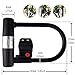 CamLabs - U Lock Bike Lock | Key Lock Bike Lock with Anti Theft Cable | Kit Includes Multi Bike Tool Set & Bike Bell Accessories | Heavy Duty Hardened Steel Chain Lock | Motorcycle & Bicycle Lock