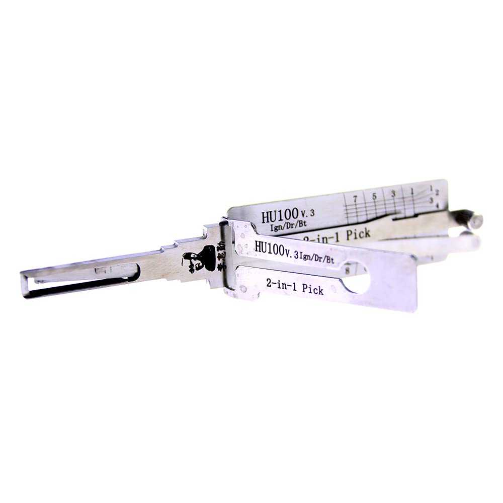 TPM Go HU100 2-in-1 Pick,Car Key Reader,Lock Pick Decoder for Auto