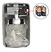 Designer Series MS016BK31 No Touch (Automatic) Wall Mount Dispenser, Plastic, 1250 mL, Black with Black Trim (Each)