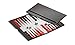 Backgammon Game Set - Mini Magnetic Travel Set - Simple Funny Family, Party Board Game