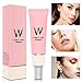 Pore Primer Face Makeup Base, Pink Isolation Cream Invisible Pore, Big Cover Acne Marks, Smooth Skin, Oil Control Moisturizing Essence Concealer Foundation-35g