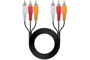 Cable Video Cable Composite Male to Male DVD Connector AV Adapter Extension Cable RCA Converter 1.5m