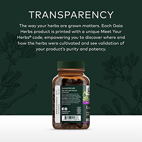 Gaia Herbs Lactation Support, Vegan Liquid Capsules, 120 Count