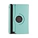GMYLE(R) Aqua Blue 360 Degree Rotating PU leather Folio Stand Case Cover for Nook HD+ Plus 9 inches Barnes & Noble e-book Reader Tablet (Multi Angle- Vertical/Horizontal and Wake up Sleep Function)