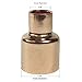 Libra Supply 1 x 1/2 inch(Nominal Size) Copper Pressure Coupling Bell Reducer, C x C, (click in for more size options), 1'' x 1/2'', 1 x 1/2-inch Copper Pressure Pipe Fitting Plumbing Supply