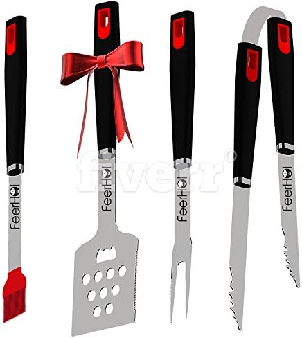 BBQ Set - Grill Set - BBQ Tools - Grilling Tools - BBQ Grill Set - Grill Untensils - BBQ Tool Kit - BBQ Gifts Set - Outdoor BBQ Set - Barbecue Tool Set - Camping Grill Tools