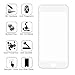VRURC White iPhone 6/6s Full Coverage Screen Protector, Real Glass 3D Touch Screen Protector for iPhone 6 /6s [Bubble Free]