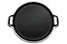 Premium Quality Cast Iron Pizza Pan By A1 Chef - Pre-seasoned Round Oven Griddle/Grill - 14'' Diameter - Suitable For All Kinds Of Ovens - Heats & Bakes Evenly