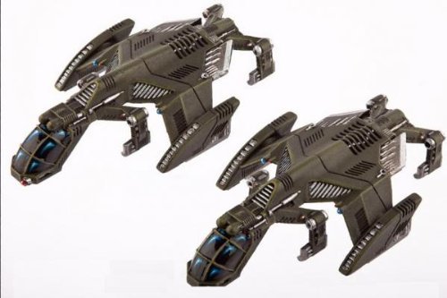 DZC21004 UCM: Raven Type-B Light Dropships (2) by Hawk Wargames