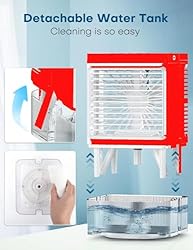 COOLECH Personal Air Conditioner w/Remote & LED