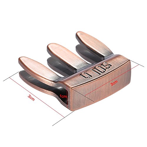 image for ammoon Violin Viola Practice Metal Mute Fiddle Silencer 3 Prong