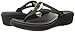crocs Women's Sanrah Circle Sandal, Black/Graphite, 8 B(M) US